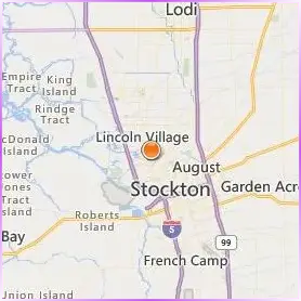 San Joaquin Delta College Location Map