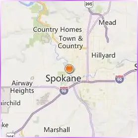 Spokane Falls Community College Location Map