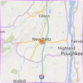 State University of New York at New Paltz Location Map State University of New York at New Paltz Location Map