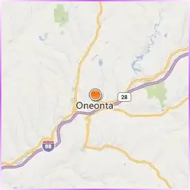 SUNY Oneonta Location Map SUNY Oneonta Location Map