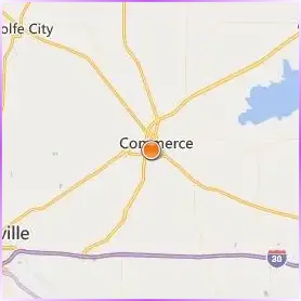 Texas A & M University Commerce Location Map