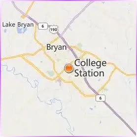 Texas A & M University College Station Location Map
