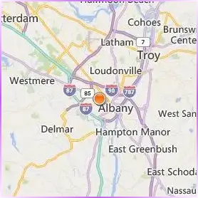 The College of Saint Rose Location Map