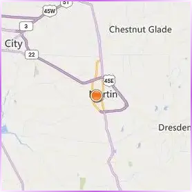 The University of Tennessee Martin Location Map The University of Tennessee Martin Location Map