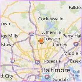 Towson University Location Map Towson University Location Map