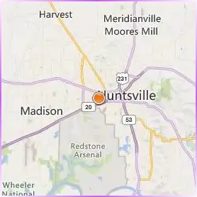 University of Alabama in Huntsville Location Map University of Alabama in Huntsville Location Map