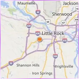 University of Arkansas at Little Rock Location Map