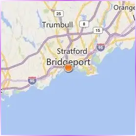 University of Bridgeport Location Map