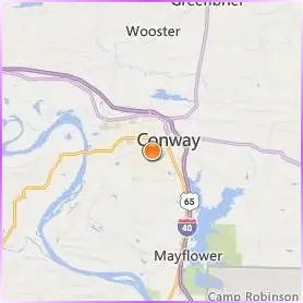 University of Central Arkansas Location Map University of Central Arkansas Location Map
