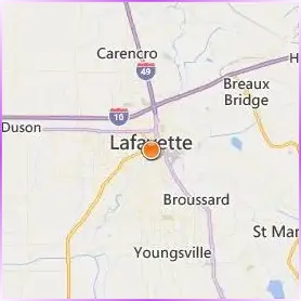 University of Louisiana at Lafayette Location Map University of Louisiana at Lafayette Location Map
