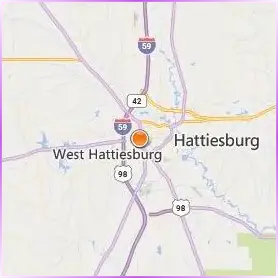 University of Southern Mississippi Location Map University of Southern Mississippi Location Map