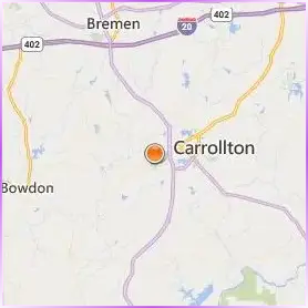 University of West Georgia Location Map University of West Georgia Location Map
