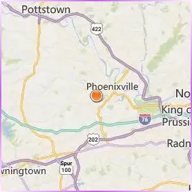 University of Valley Forge Location Map University of Valley Forge Location Map