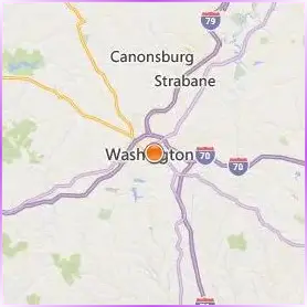 Washington & Jefferson College Location Map Washington & Jefferson College Location Map