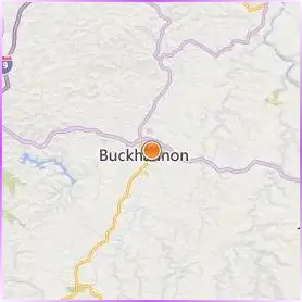 West Virginia Wesleyan College Location Map