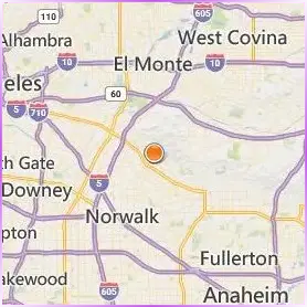 Whittier College Location Map