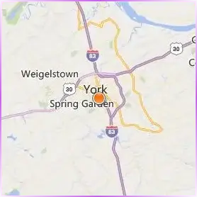 York College of Pennsylvania Location Map York College of Pennsylvania Location Map