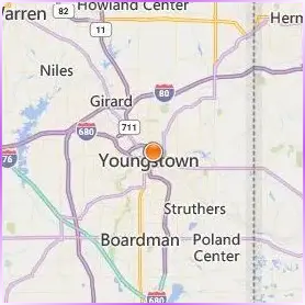 Youngstown State University Location Map